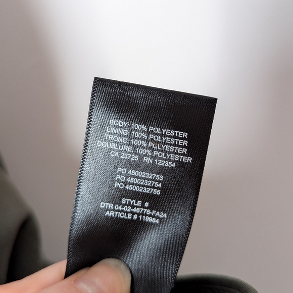 NWT WILFRED Lilou Tube Top Deep Olive Green Strapless XXS ARITZIA - Picture 10 of 10